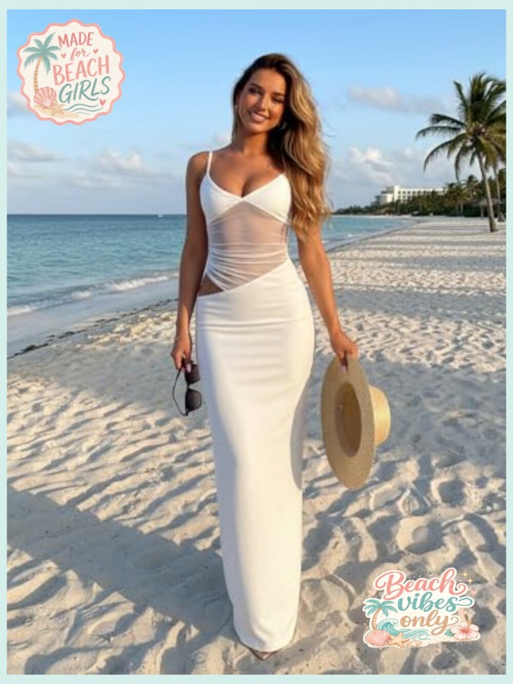 Women's Bodycon Spaghetti Strap Maxi Dress Deep V Backless - Picture 3 of 7